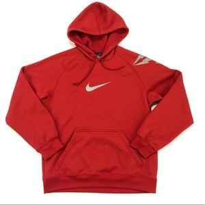 Nike Red Therma Fit Hoodie Sized Medium